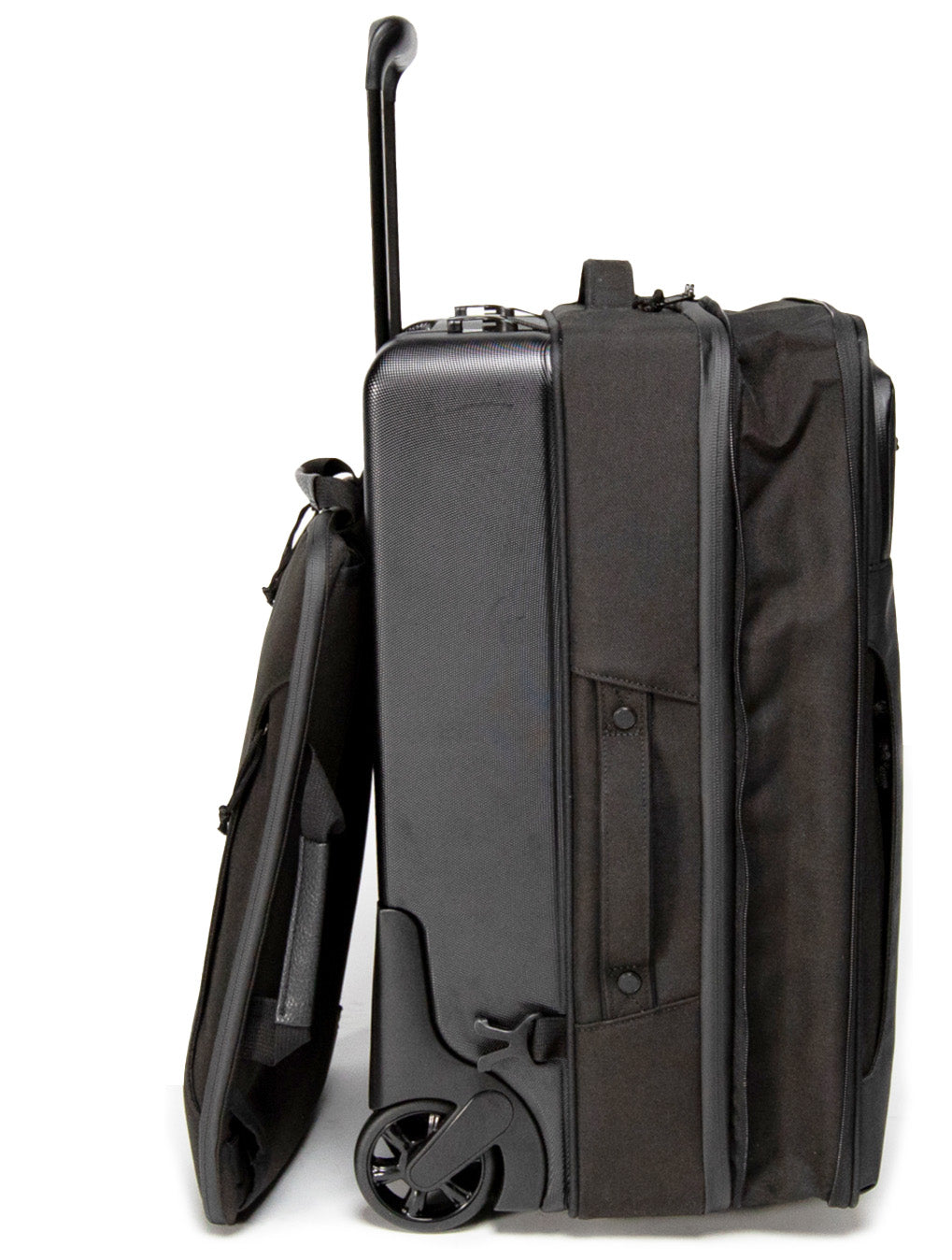Taskin Aviator | Two Wheel Carry On Luggage Expandable w/ Detachable Laptop Sleeve