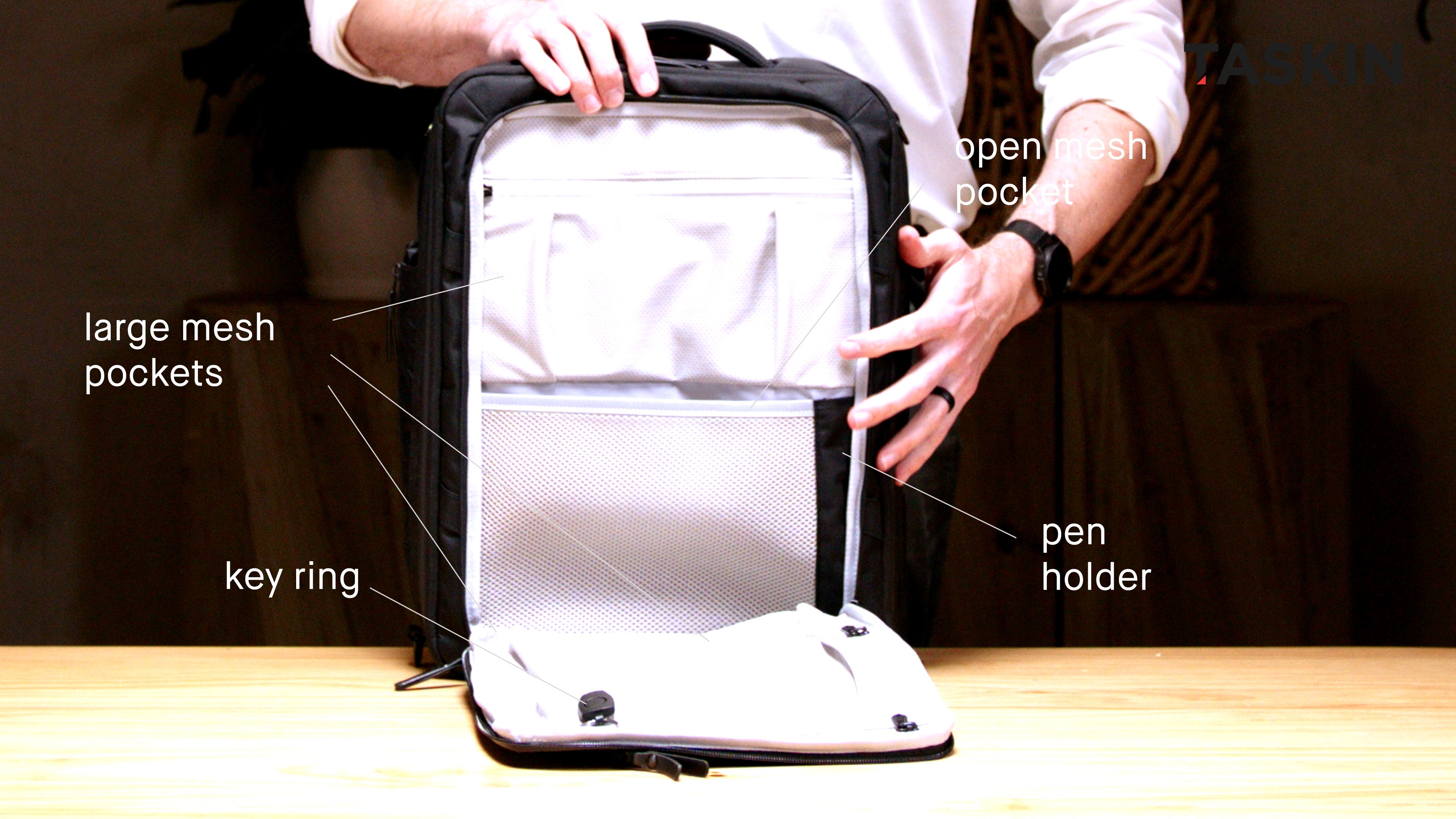 Taskin ONE | Gen X - 9-in-1 Expandable Backpack | Carry On | Travel Bag | Day Bag