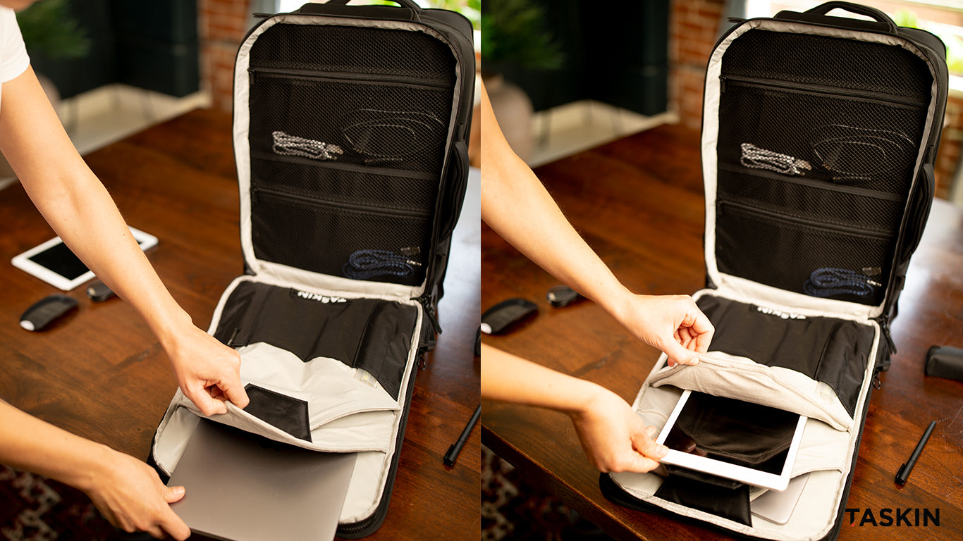 Taskin Xplorer | 6-in-1 Wheeled Expandable Backpack | Carry On | Travel Bag