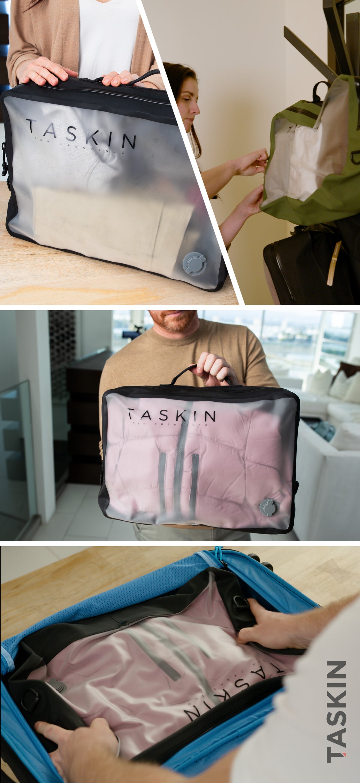 Taskin Files Taskin AirMAX | Vacuum Compression Packing Cubes