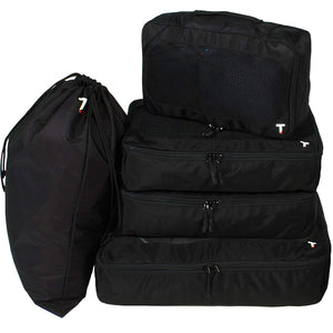 5pc Packing Cubes and Laundry Bag Set - Carryon Size