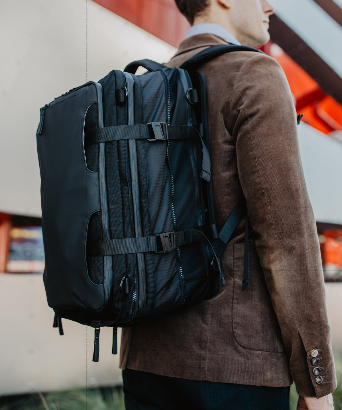 Taskin ONE V2 - 9-in-1 Expandable Backpack | Carry On | Travel Bag | D